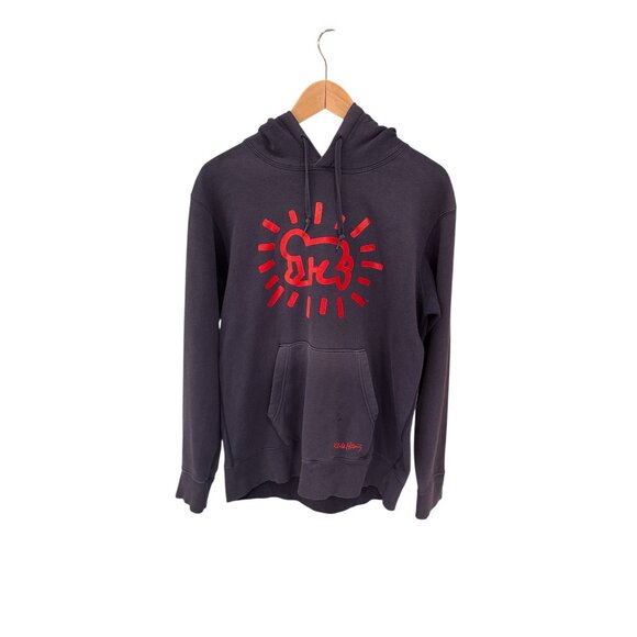 Keith Haring x Uniqlo SPRZ NY MoMA Special Edition Hoodie – Red Art Graphic - Picture 1 of 8